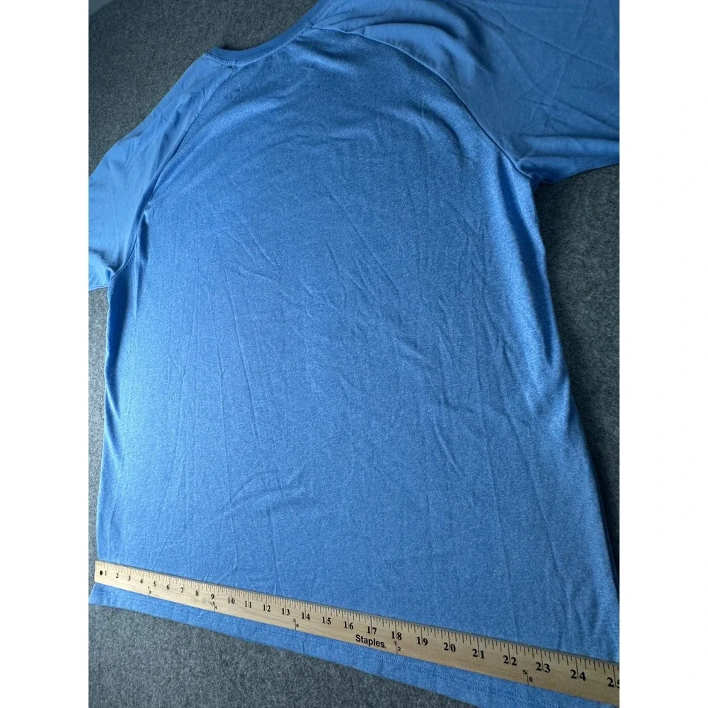 Nike UNC Tar Heels Mens XXL Blue Carolina Athletic Cut T-Shirt FA180104NIG